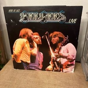 Here at Last The Bee Gees Live vinyl record.